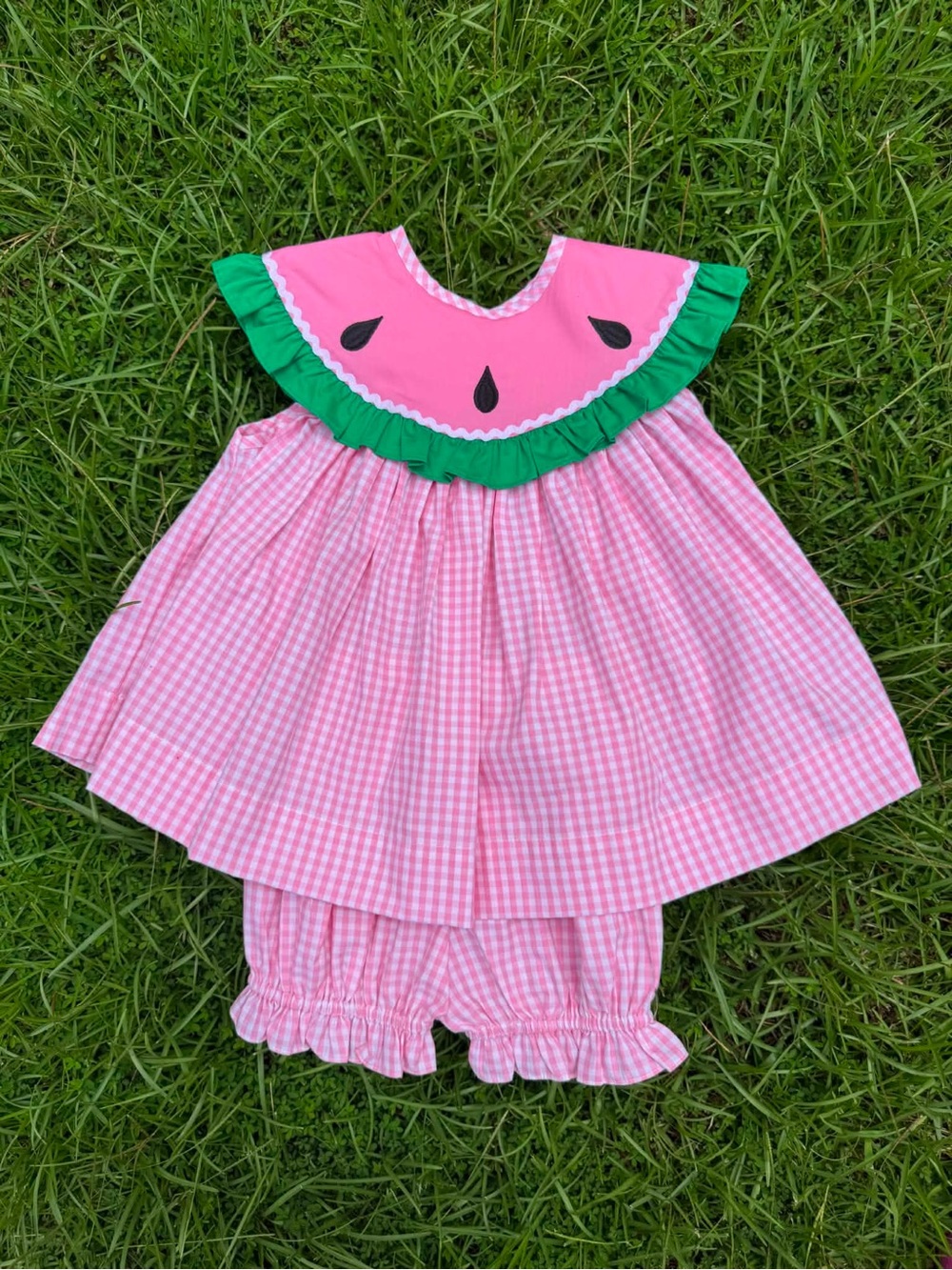 Watermelon Machine Smocked Set